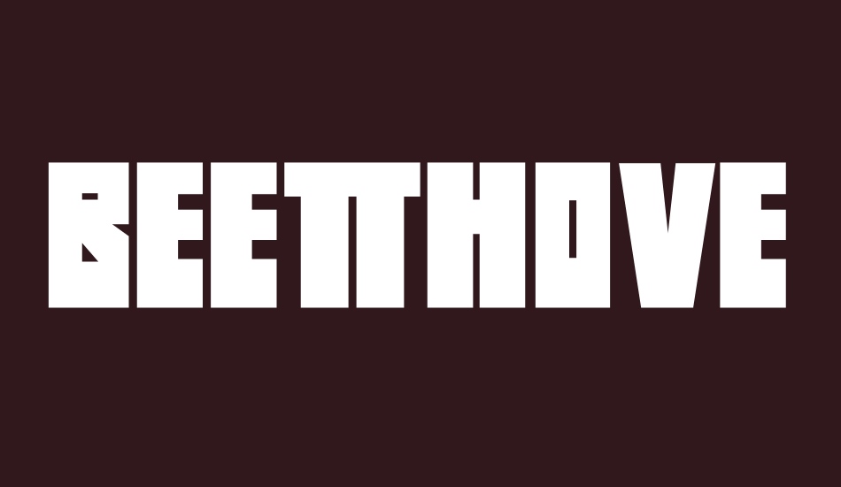 beethoven font big