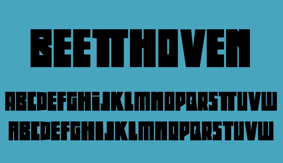 beethoven font