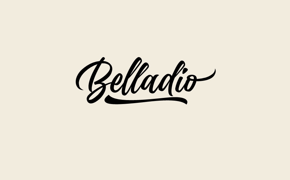 Belladio font big