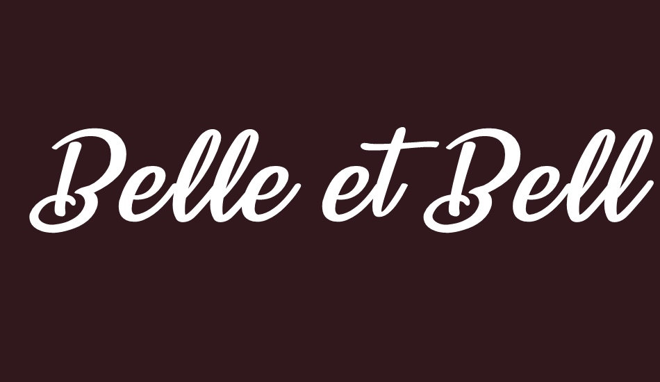 Belle et Belle font - Font Tr