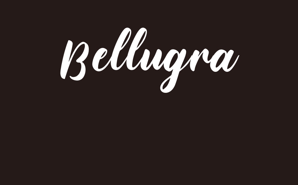 Bellugra font big