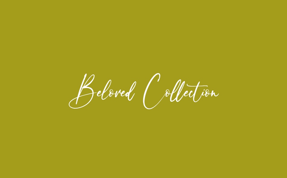 Beloved Collection font big
