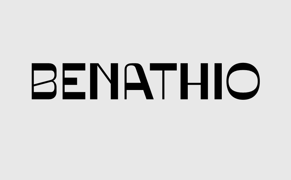 Benathio font big