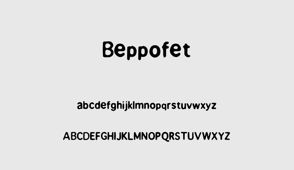 beppofet font