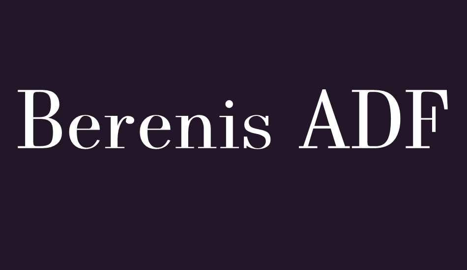 berenis-adf-pro font big