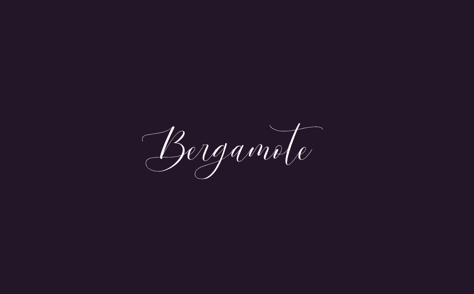 Bergamote font big