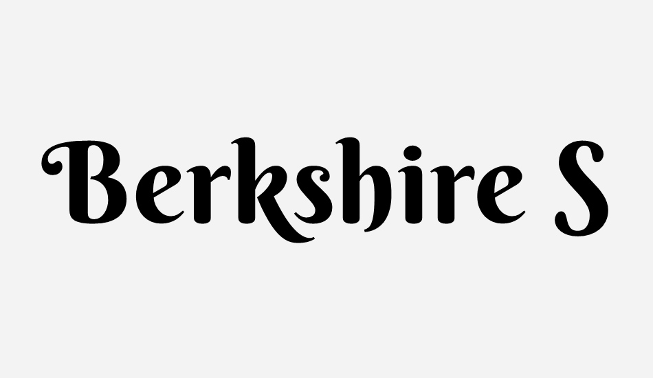 Berkshire swash font