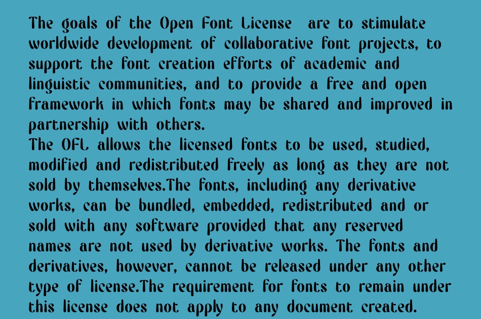 Berryfold font 1