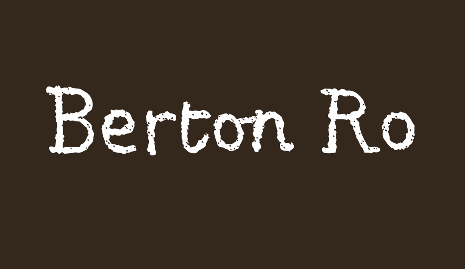 berton-roman font big