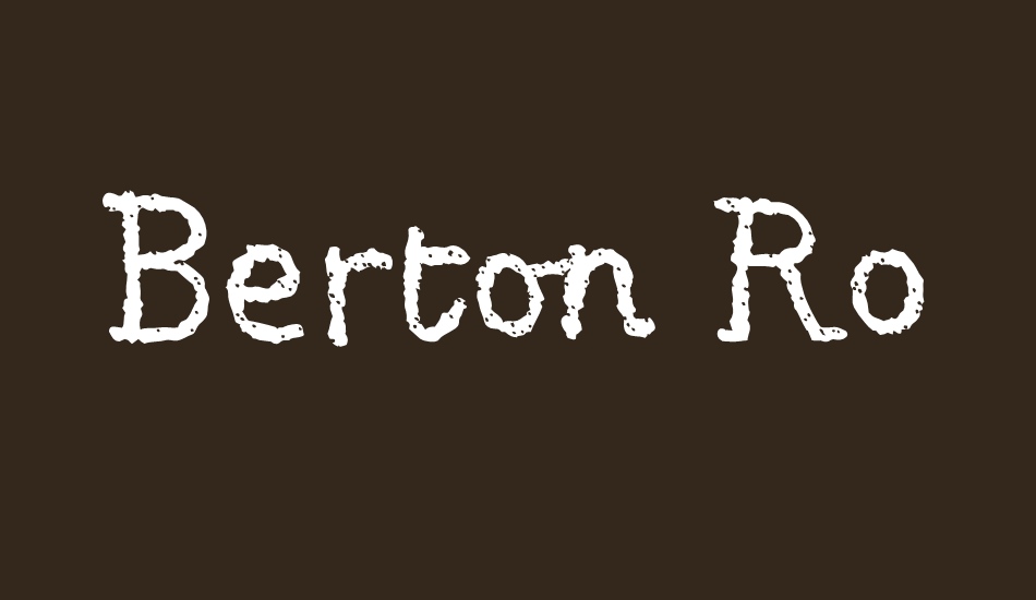 berton-roman font big