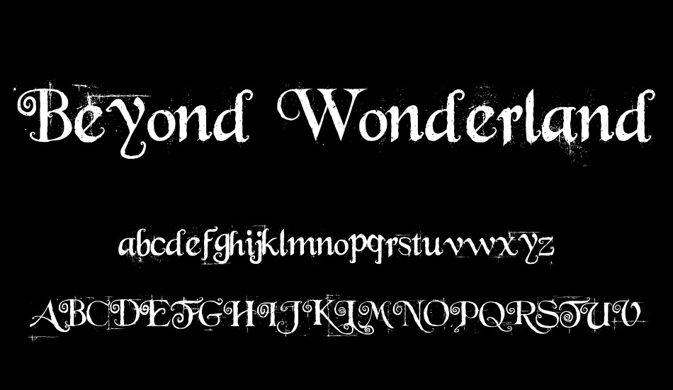 beyond-wonderland font