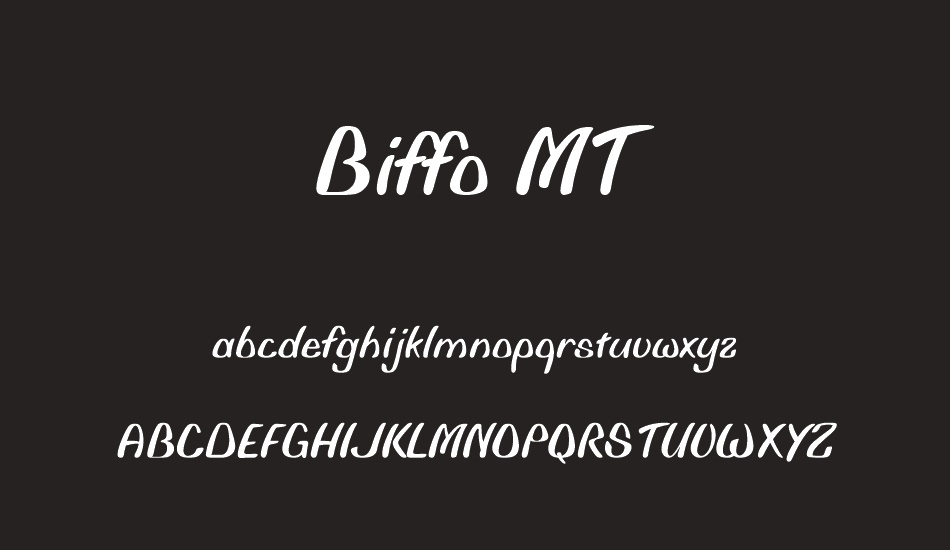 biffo-mt font