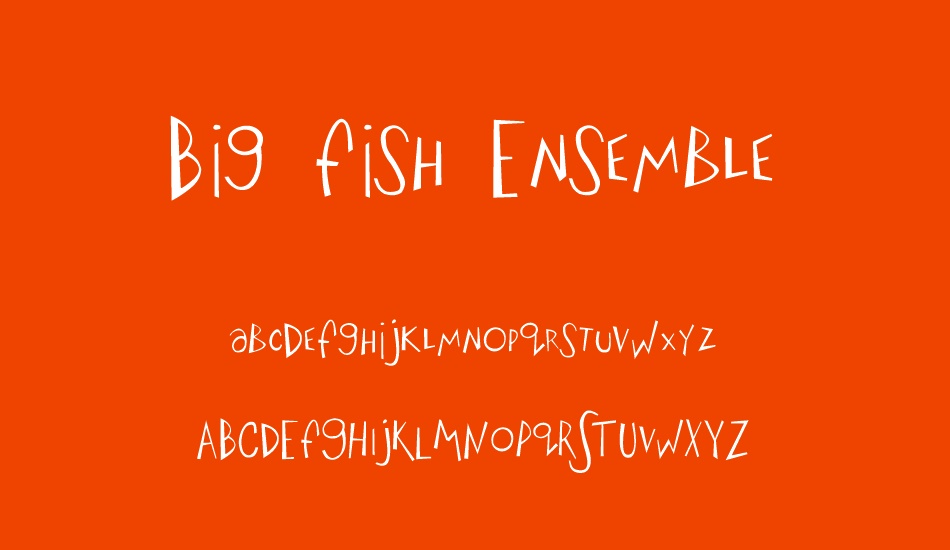 big-fish-ensemble font