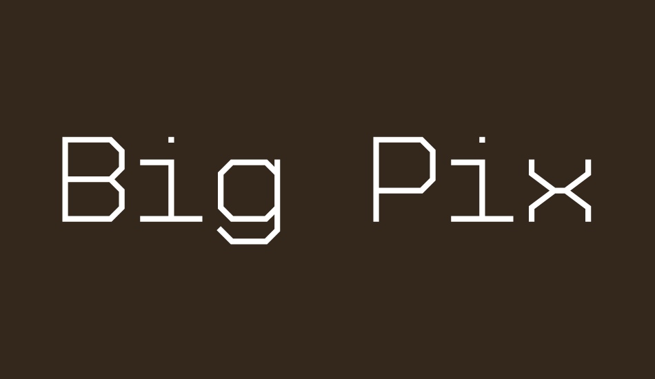 big-pixel-light-demo font big