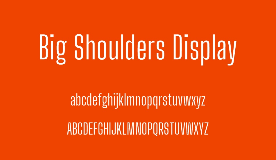 big-shoulders-display font