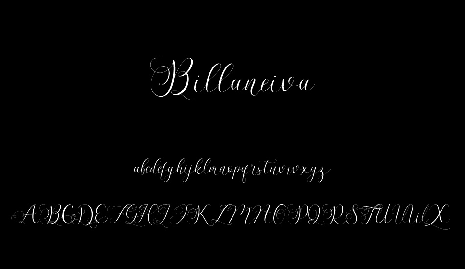 billaneiva font