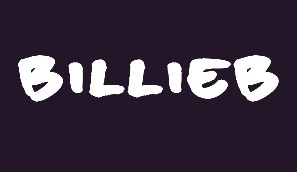 billieboldhand font big