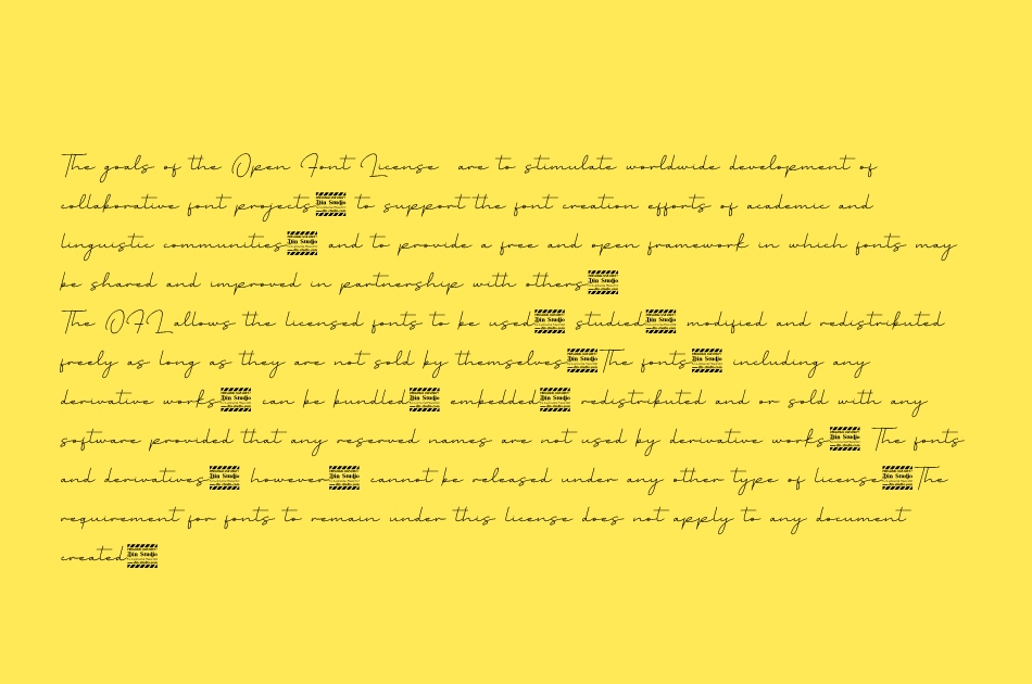 Billion Miracles font 1