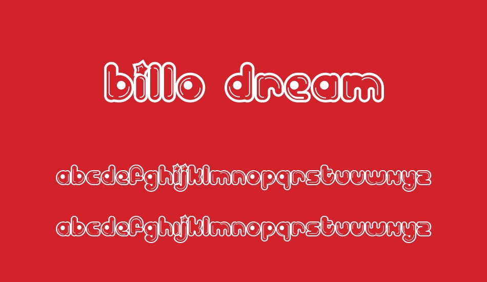 billo-dream font