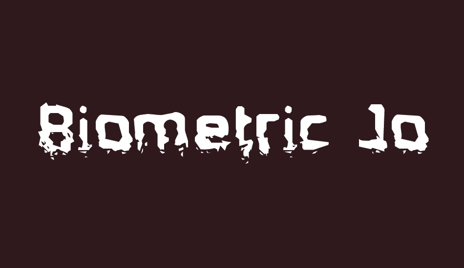 biometric-joe font big