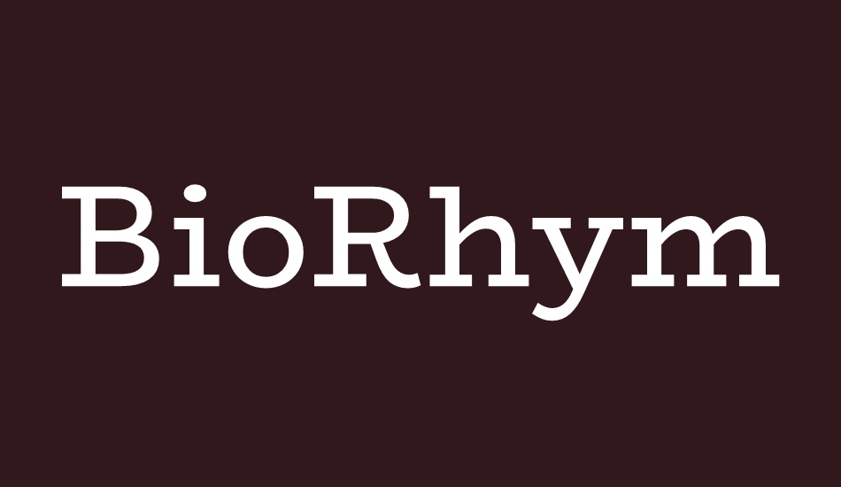 biorhyme font big