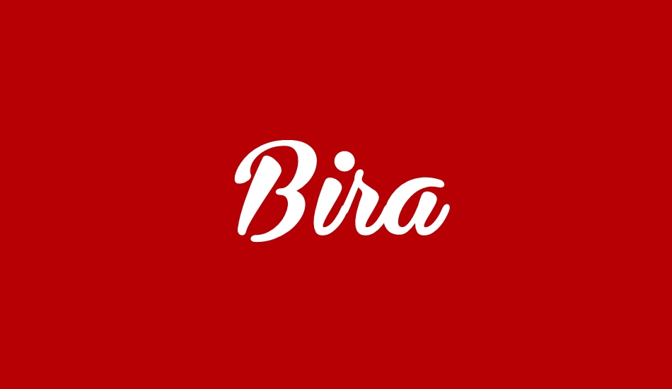 bira-personal-use-only font big