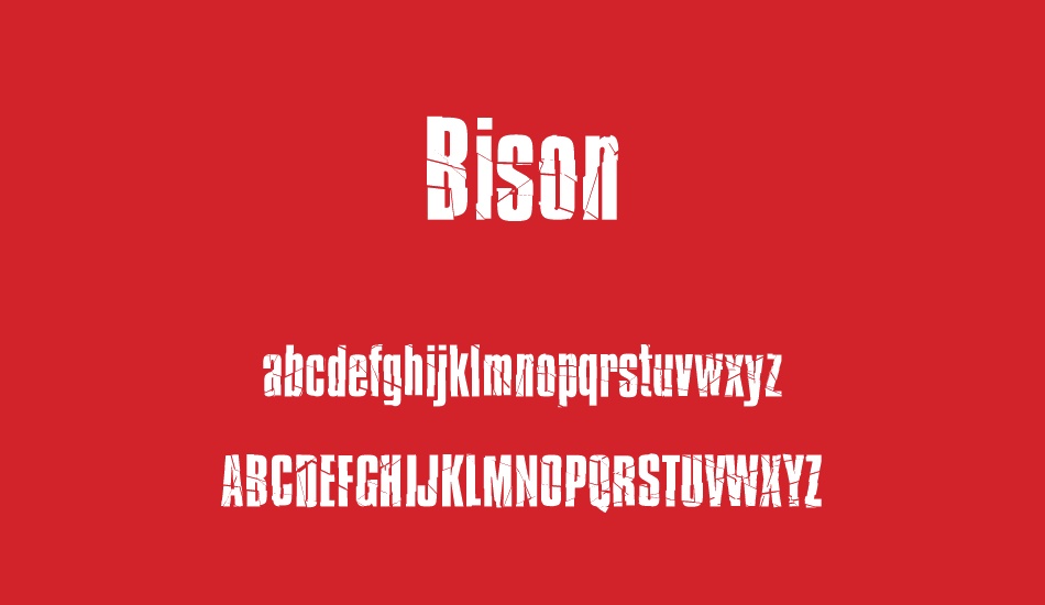 bison font