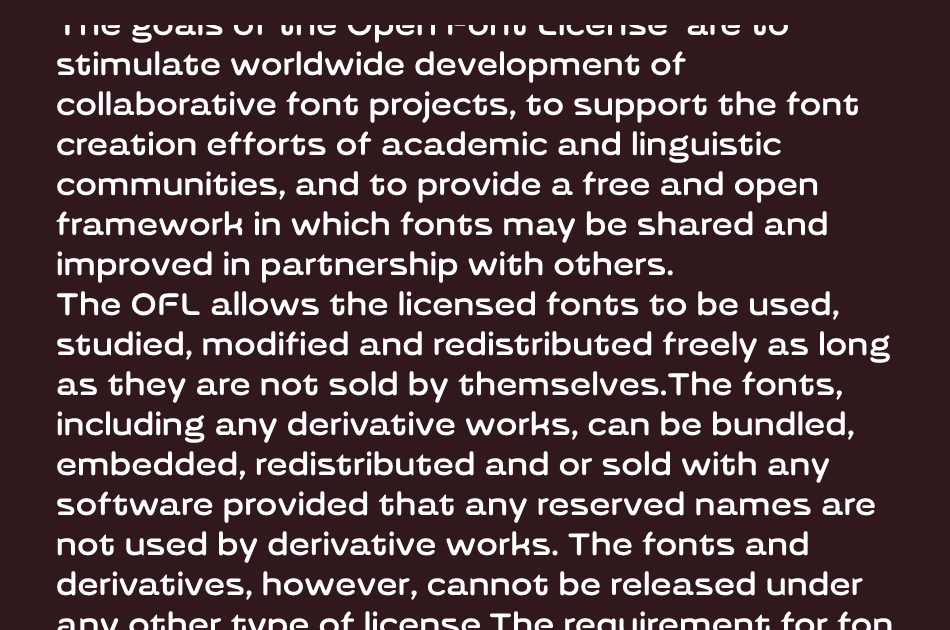 Bisteron font 1