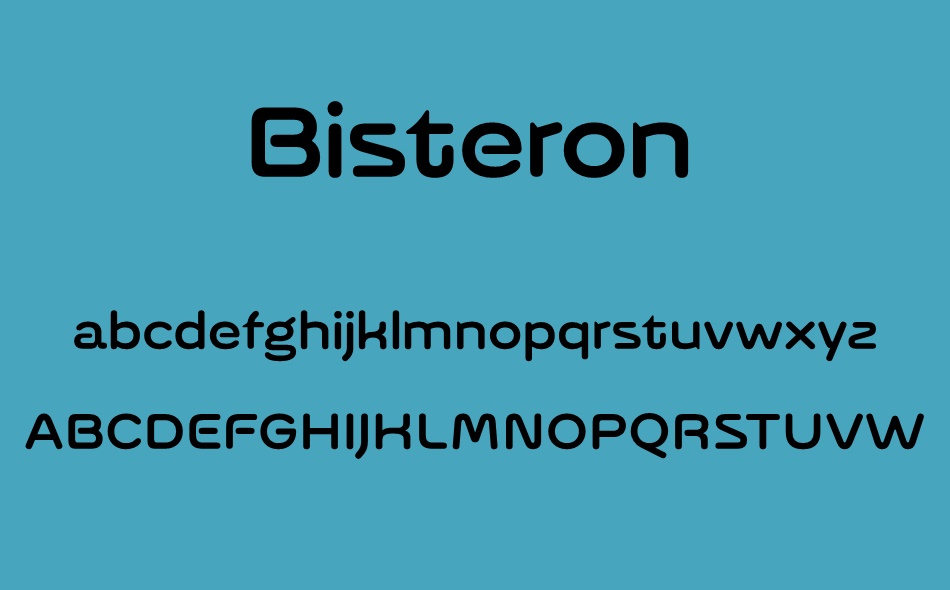 Bisteron font