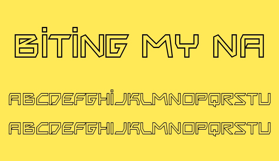 biting-my-nails-outline font