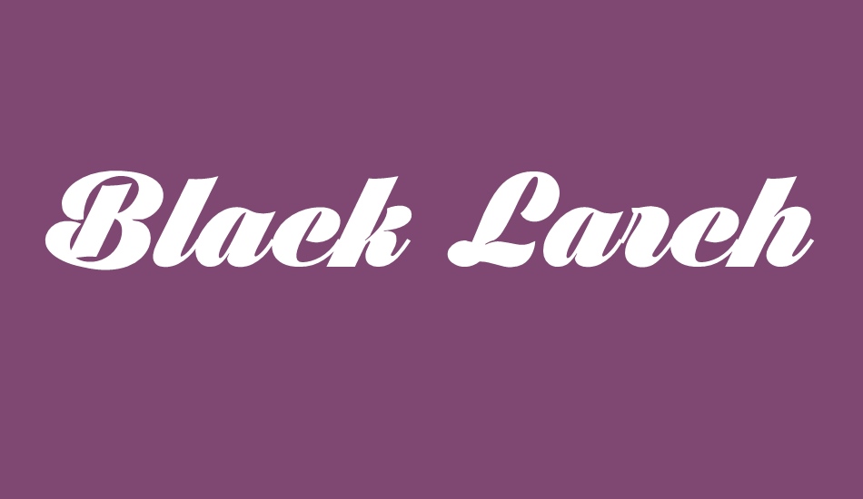 black-larch-personal-use-only font big