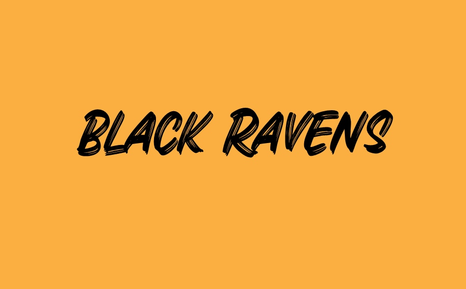 Black Ravens font big