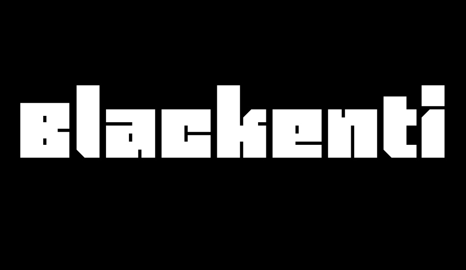 blackentina-4f font big