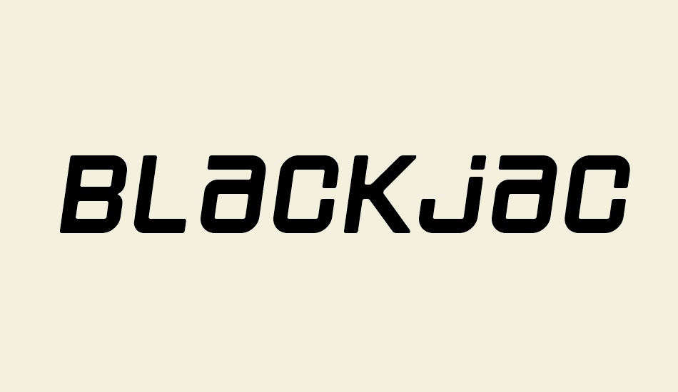 blackjack font big