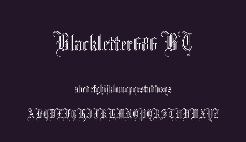 blackletter686-bt font