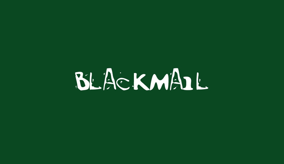 blackmaıl font big