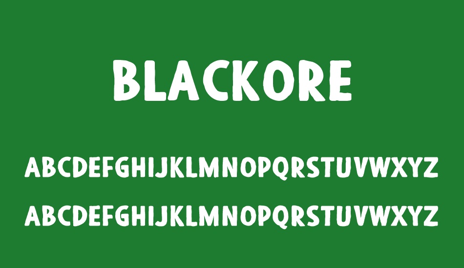 blackore font