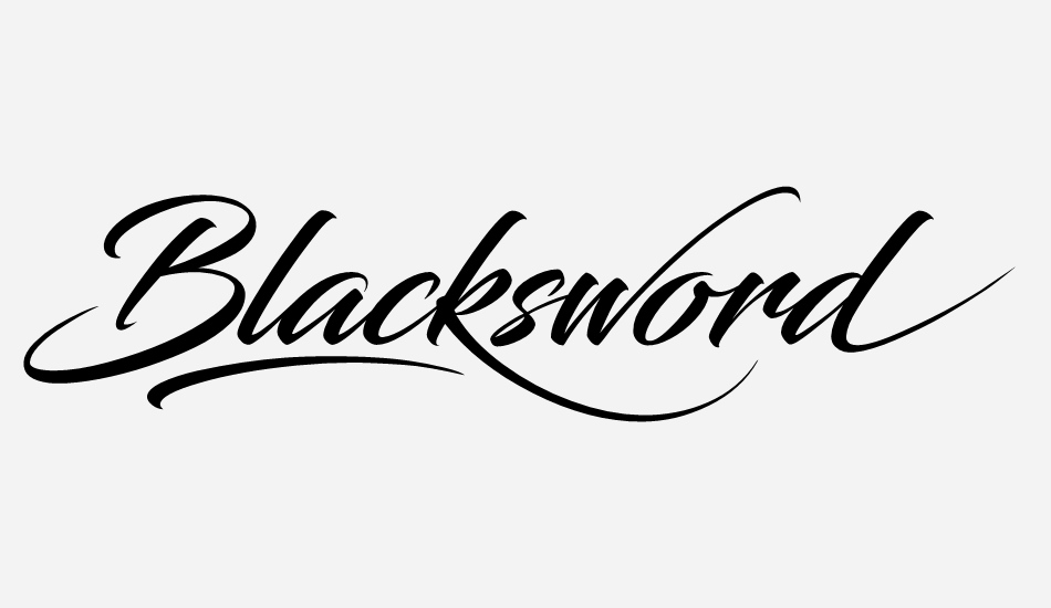 blacksword font big