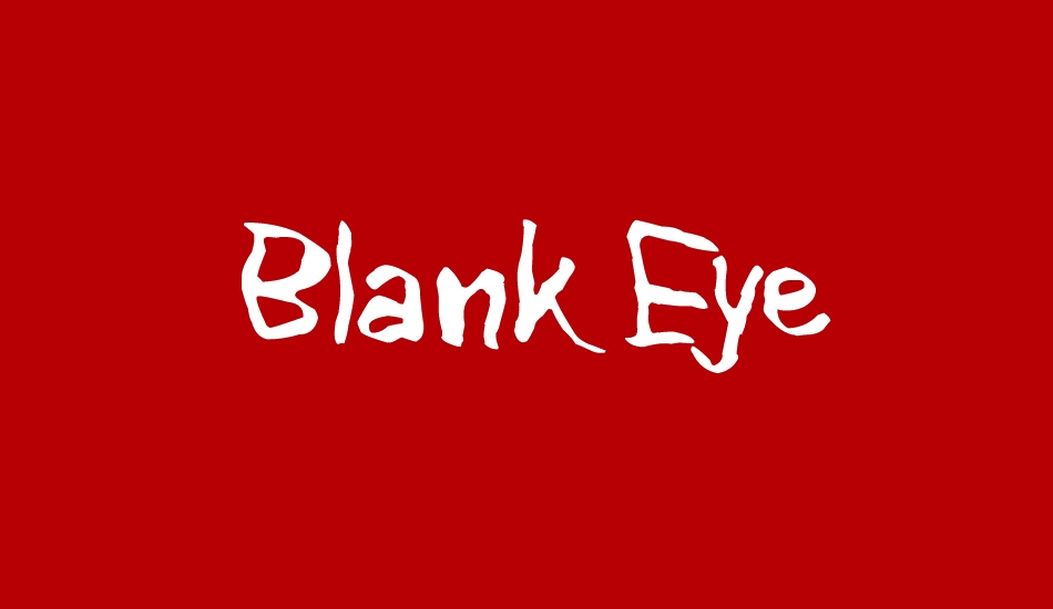 blank-eye font big