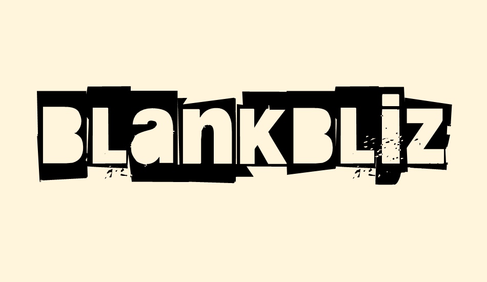 blankblizzkrieg font big