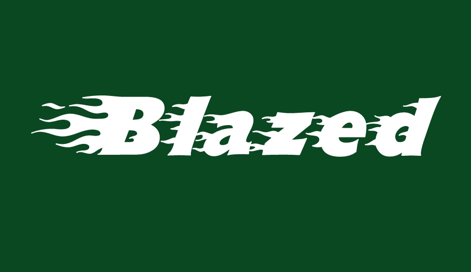 blazed font big