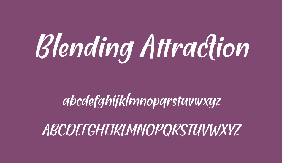 blending-attraction font