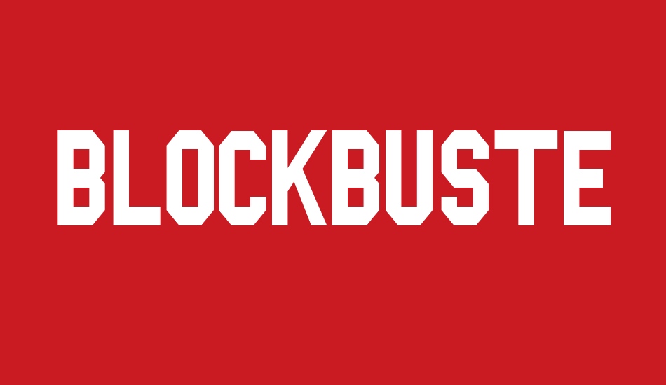 blockbusted font big