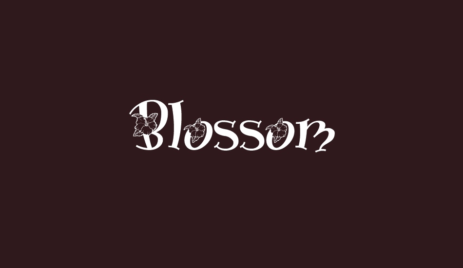 blossom font big