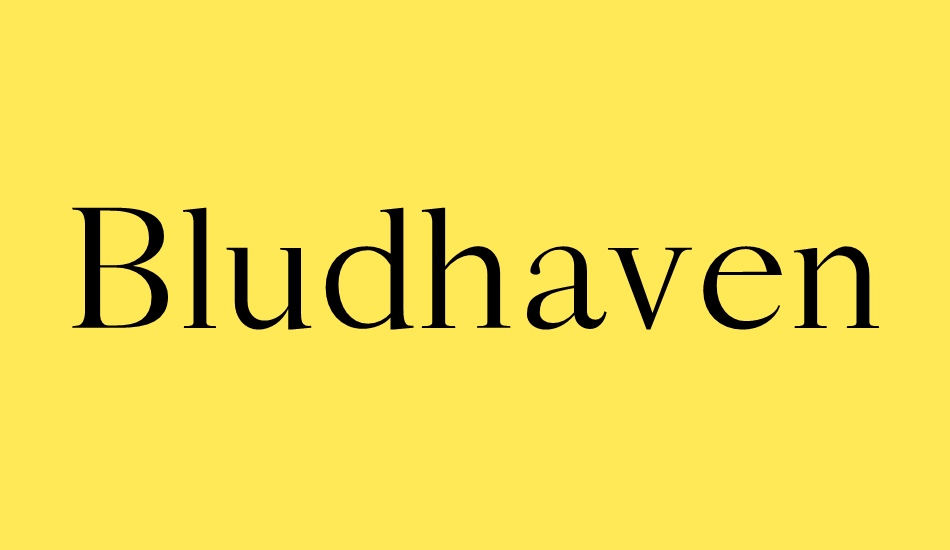 bludhaven font big
