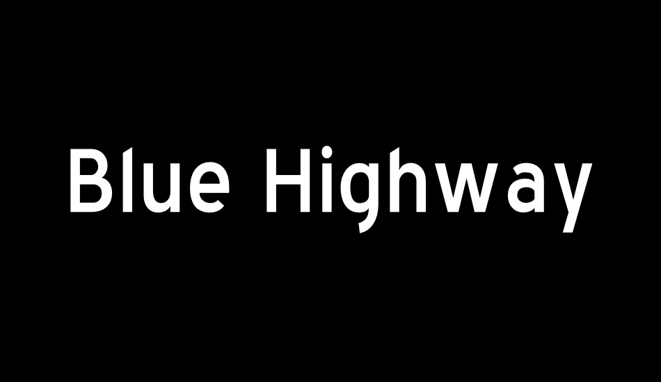 blue-highway font big