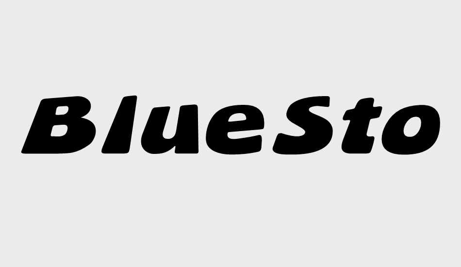 bluestone font big