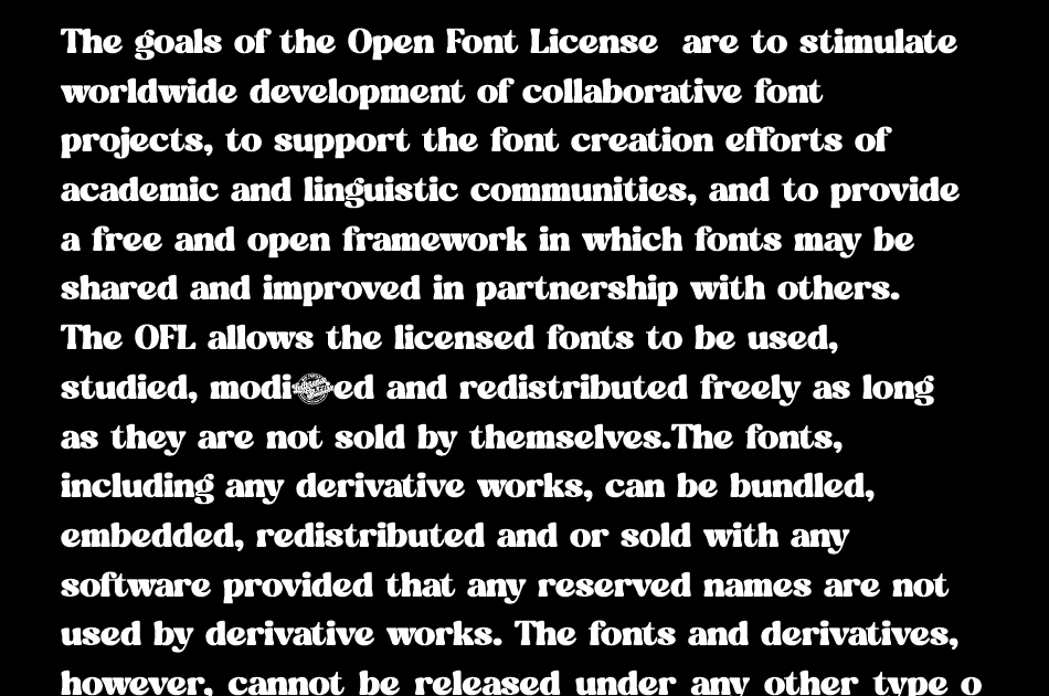 Blugide font 1