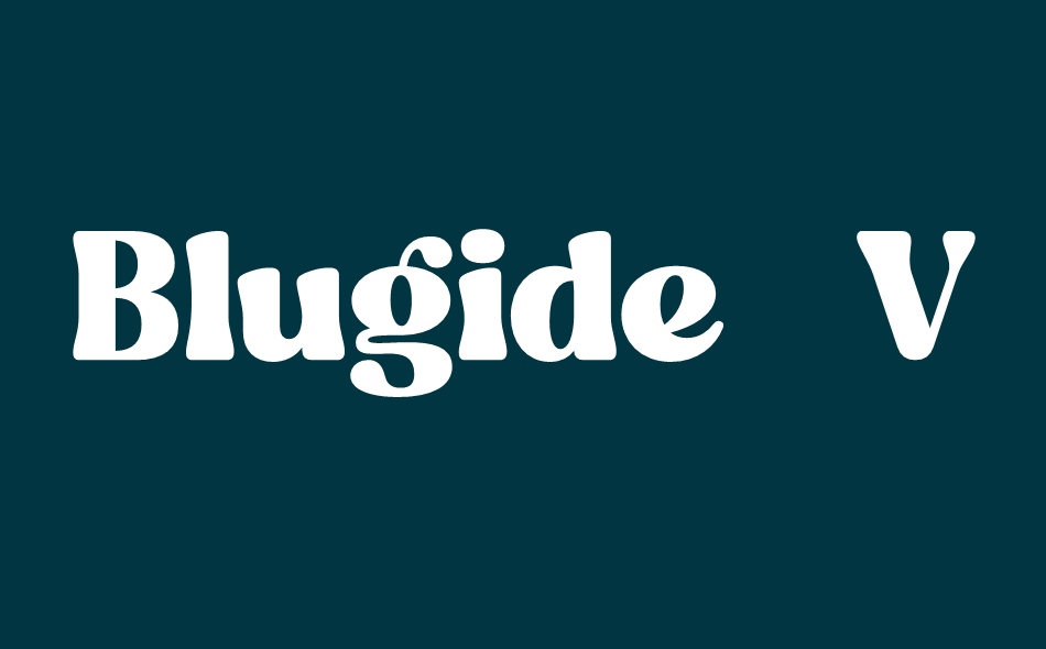 Blugide font big