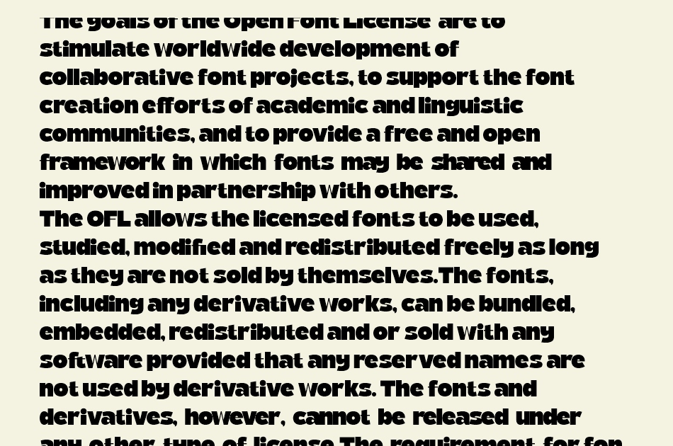 Bocktail font 1